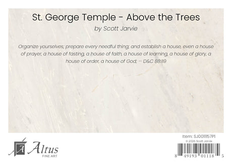 St George Temple - Above the Trees