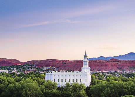 St George Temple - Above the Trees