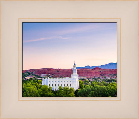 St George Temple - Above the Trees by Scott Jarvie