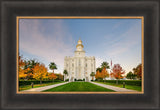 St George Temple - Autumn Path by Scott Jarvie