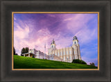 Manti Temple - Purple Hill by Scott Jarvie