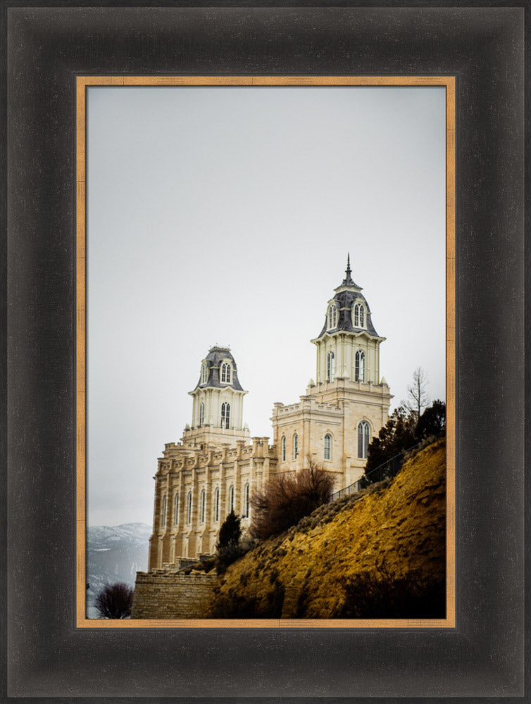 Manti Temple - Behind the Hill by Scott Jarvie