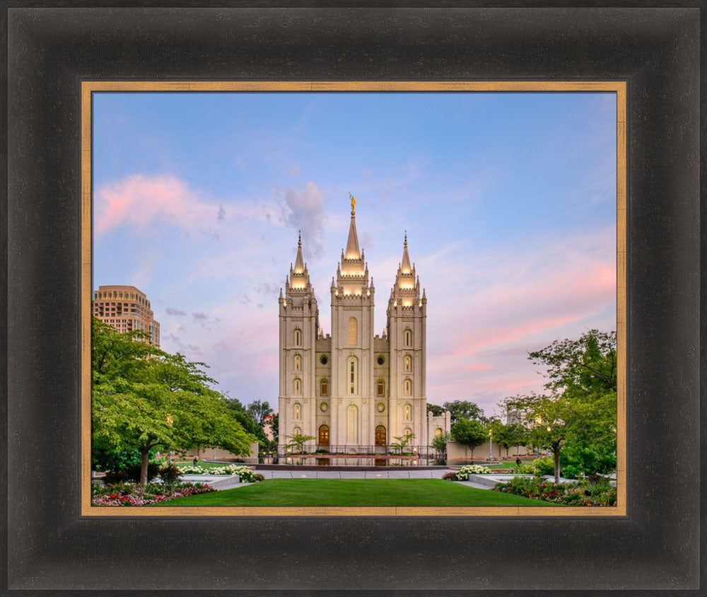 Salt Lake Temple - Spring Splendor by Scott Jarvie