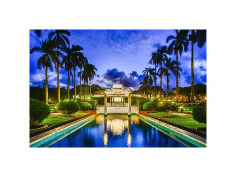 Laie Temple - Twilight Reflection