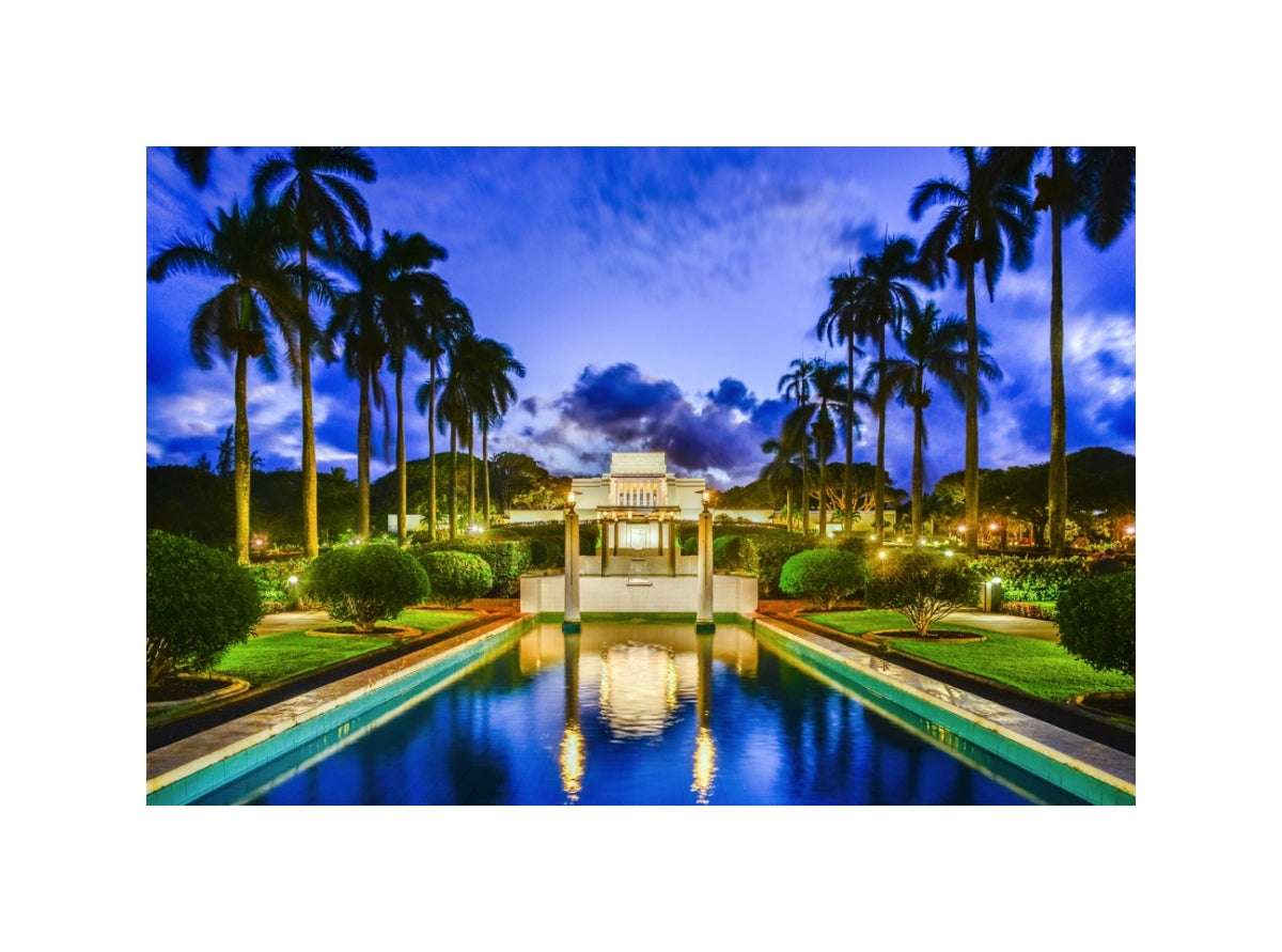 Laie Temple - Twilight Reflection