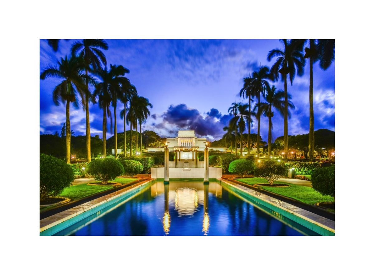 Laie Temple - Twilight Reflection