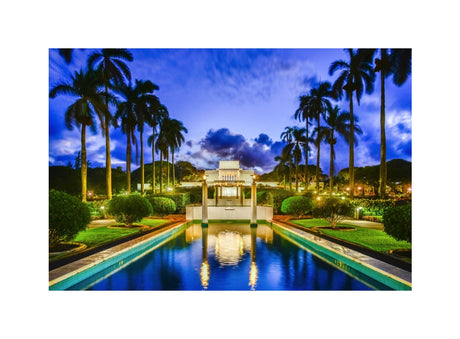 Laie Temple - Twilight Reflection
