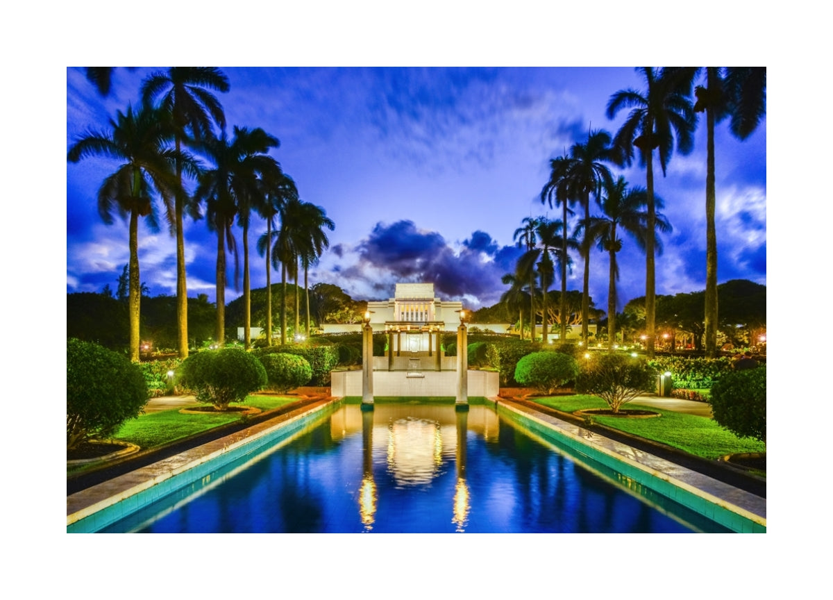 Laie Temple - Twilight Reflection