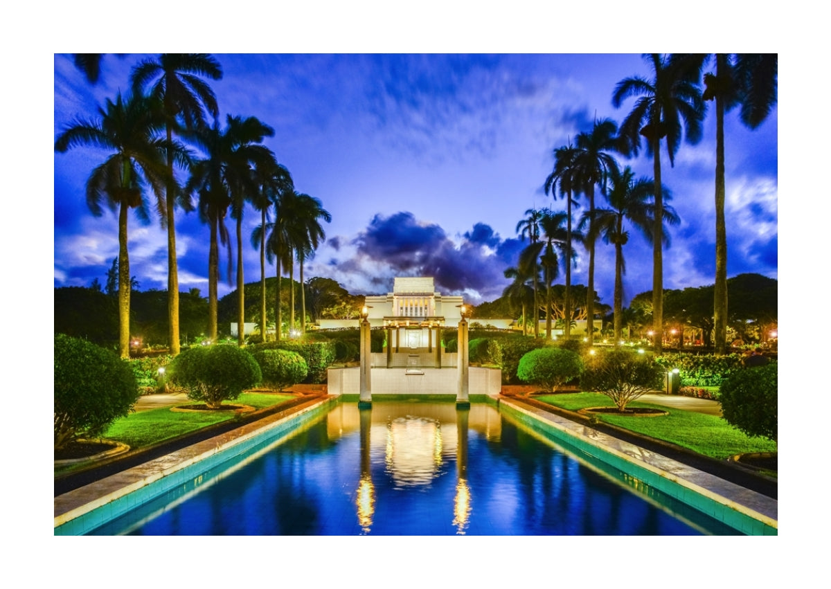 Laie Temple - Twilight Reflection