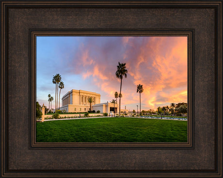 Mesa Temple - Sunset on Fire