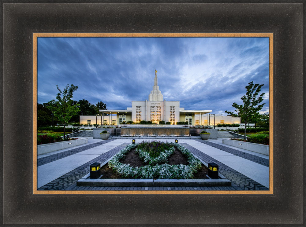 Idaho Falls Temple - From the Front by Scott Jarvie