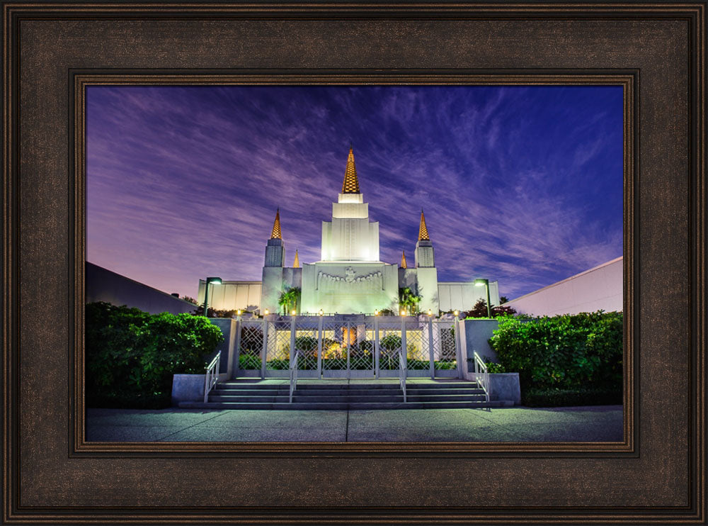 Temples of Gold 洋書　写真集　絵画集　アートブック　タイ　美品 Oakland Temple - Twilight by Scott Jarvie | Altus Fine Art