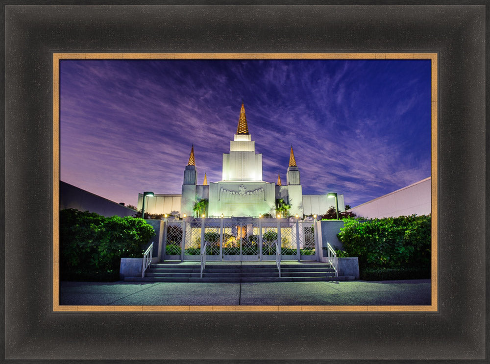 Oakland Temple - Twilight by Scott Jarvie | Altus Fine Art