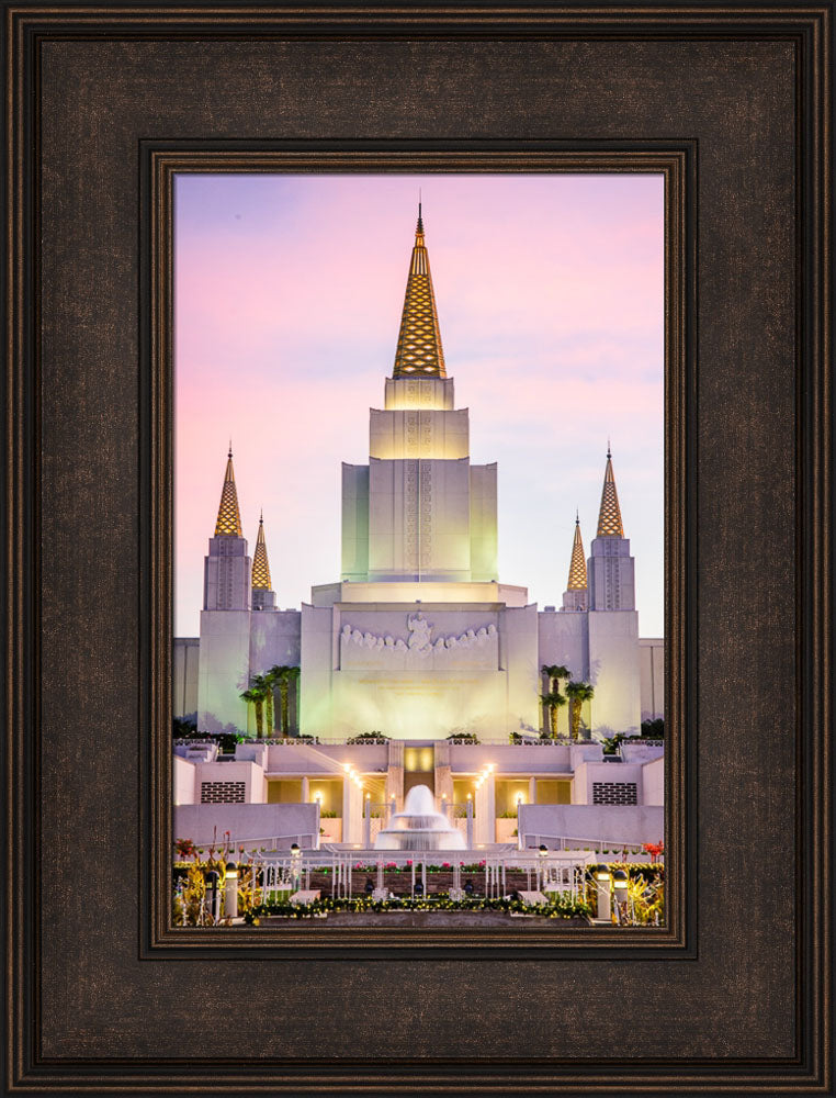 Oakland Temple - Christmas Lights by Scott Jarvie | Altus Fine Art