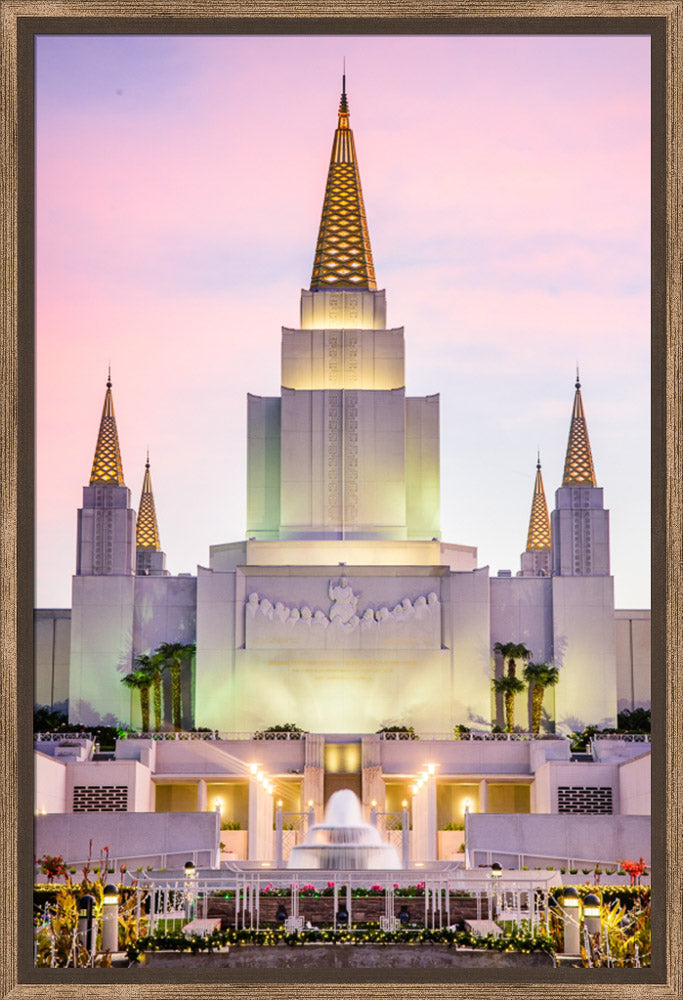 Oakland Temple - Christmas Lights by Scott Jarvie | Altus Fine Art
