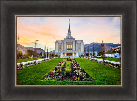 Ogden Temple - Garden Path by Scott Jarvie