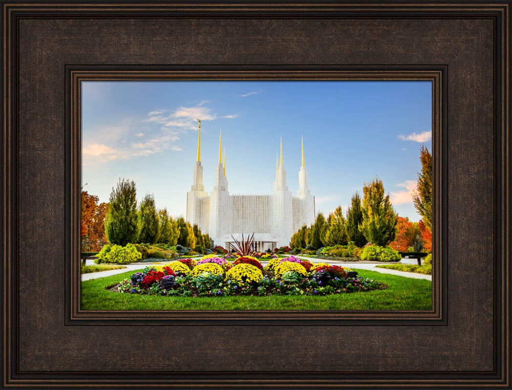 Washington DC Temple - Flowers by Scott Jarvie | Altus Fine Art