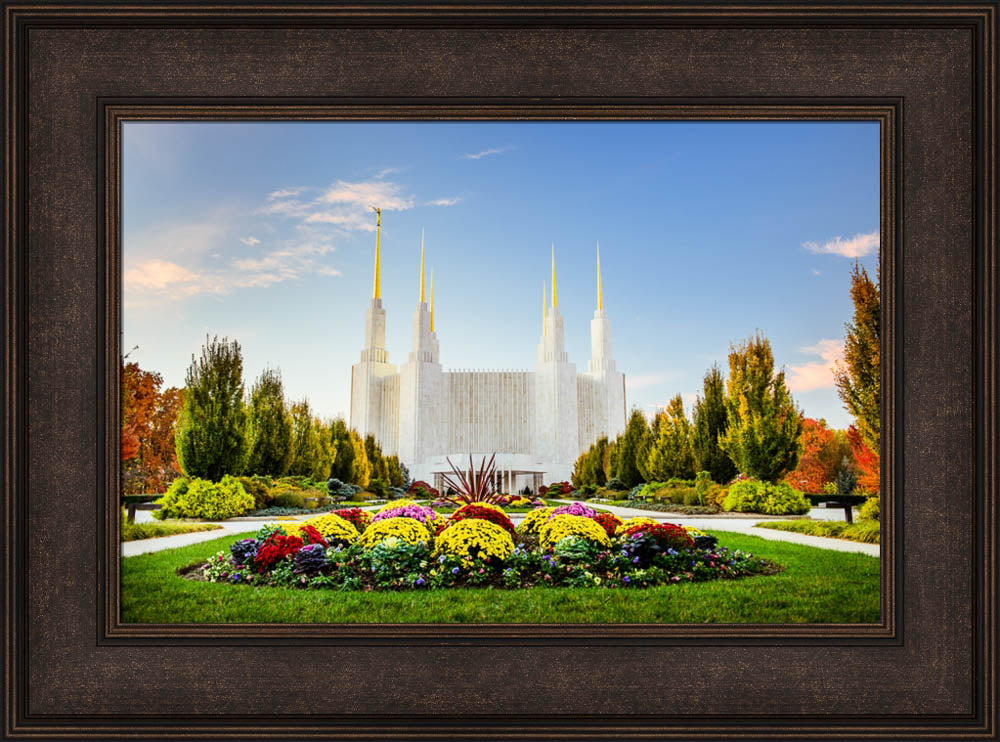 Washington DC Temple - Flowers by Scott Jarvie | Altus Fine Art
