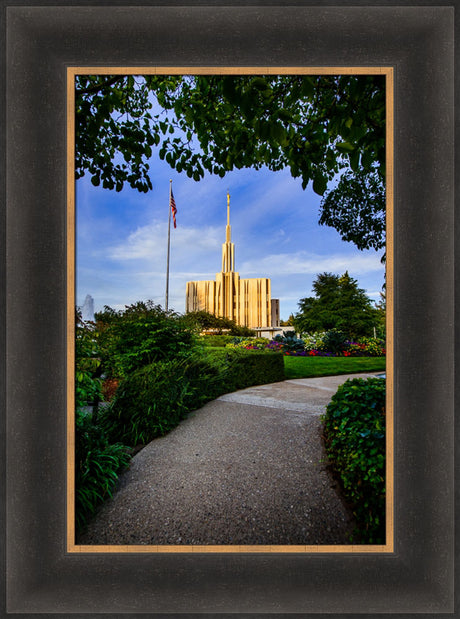 Seattle Temple - Pathway to the Temple by Scott Jarvie