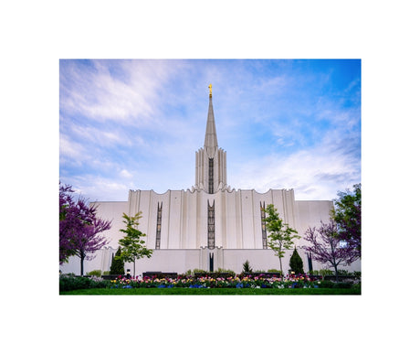 Jordan River Temple - Spring Blossoms