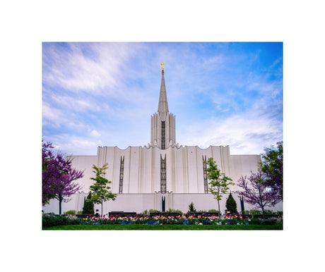 Jordan River Temple - Spring Blossoms