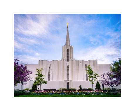 Jordan River Temple - Spring Blossoms