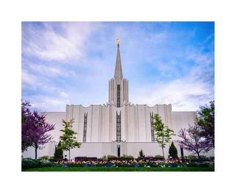 Jordan River Temple - Spring Blossoms