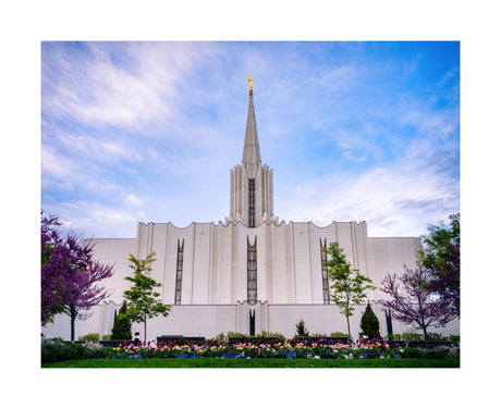 Jordan River Temple - Spring Blossoms