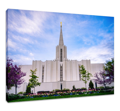 Jordan River Temple - Spring Blossoms