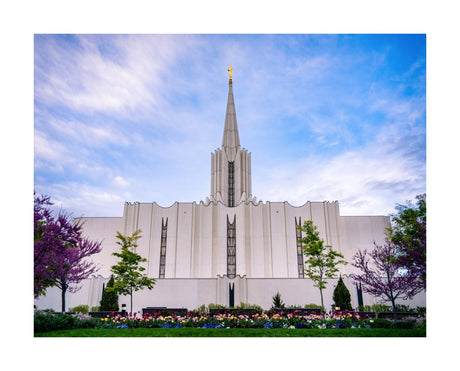 Jordan River Temple - Spring Blossoms