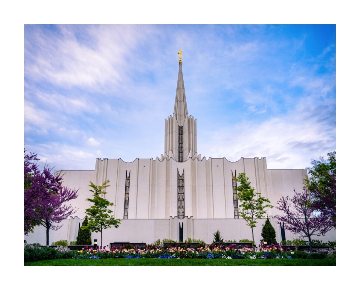 Jordan River Temple - Spring Blossoms