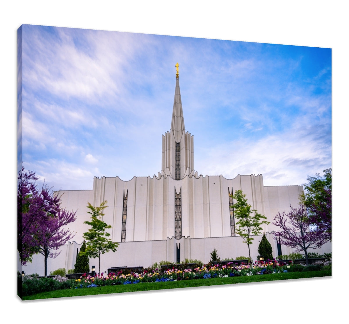 Jordan River Temple - Spring Blossoms