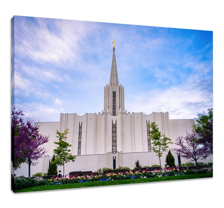 Jordan River Temple - Spring Blossoms