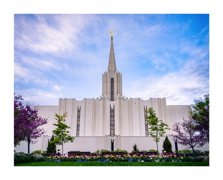 Jordan River Temple - Spring Blossoms