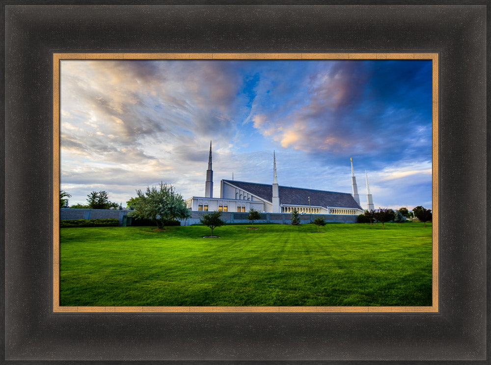 Boise Temple - From the Side by Scott Jarvie