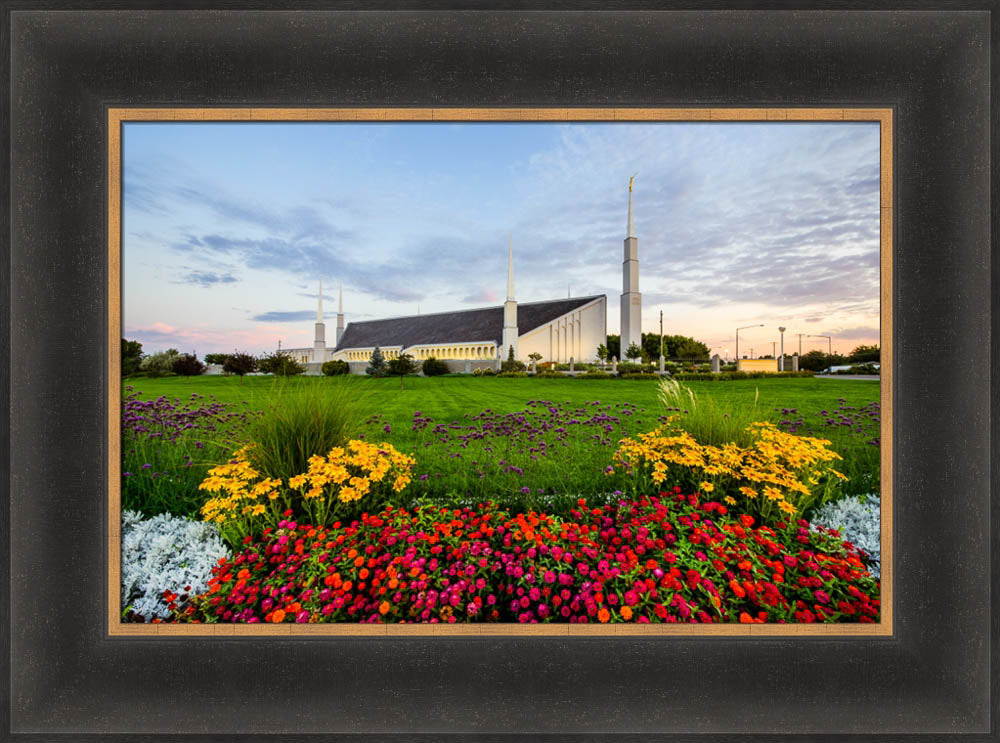 Boise Temple - Garden View by Scott Jarvie