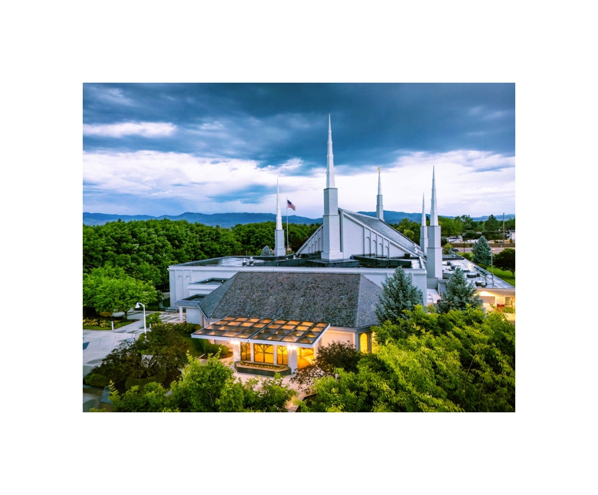 Boise Temple - Above the Trees