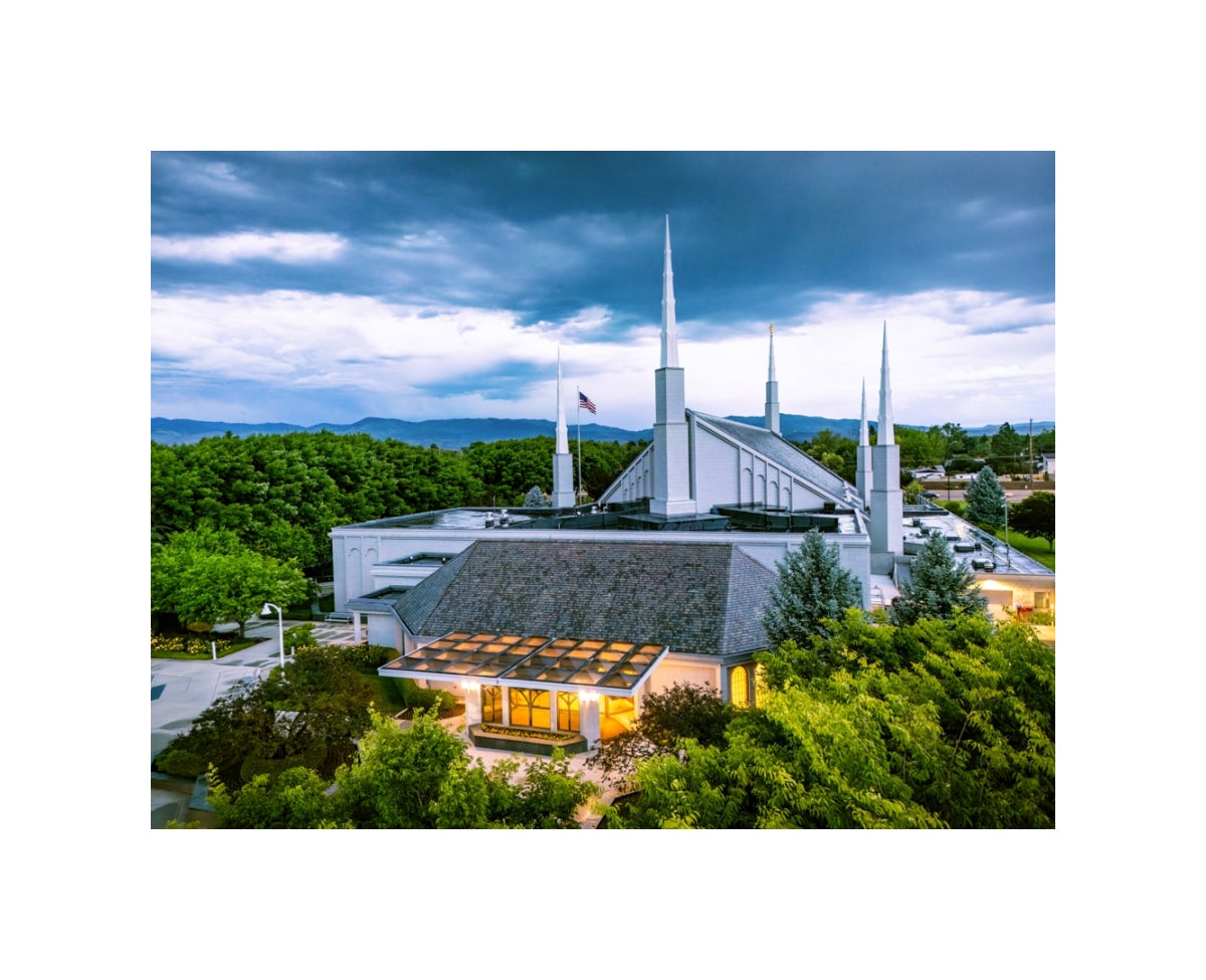 Boise Temple - Above the Trees