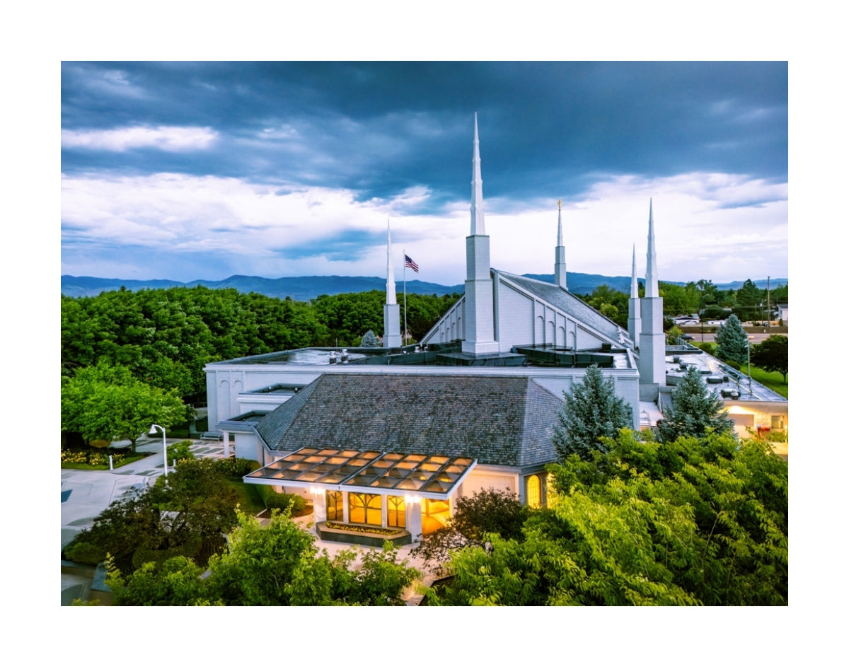 Boise Temple - Above the Trees