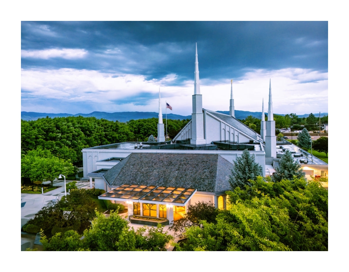 Boise Temple - Above the Trees
