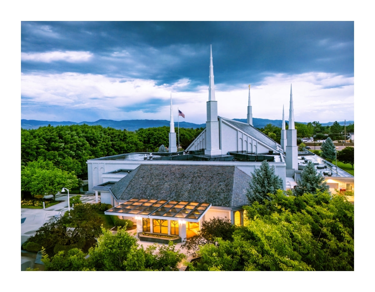 Boise Temple - Above the Trees