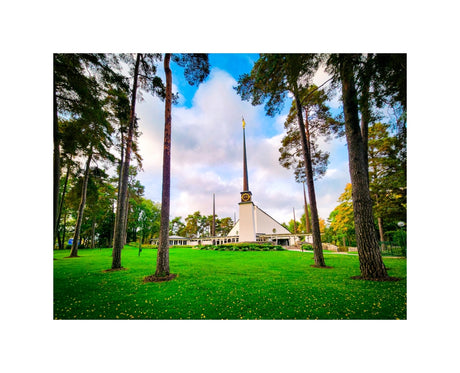Stockholm Sweden Temple - Through the Trees