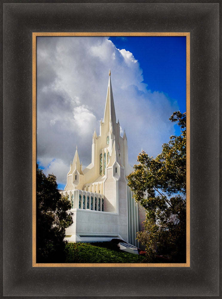 San Diego Temple - Spire and Cloud by Scott Jarvie | Altus Fine Art