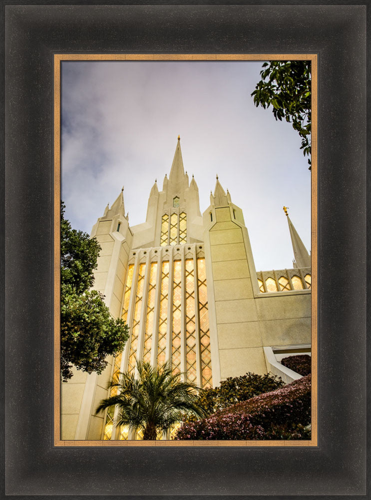 San Diego Temple - Looking Up by Scott Jarvie