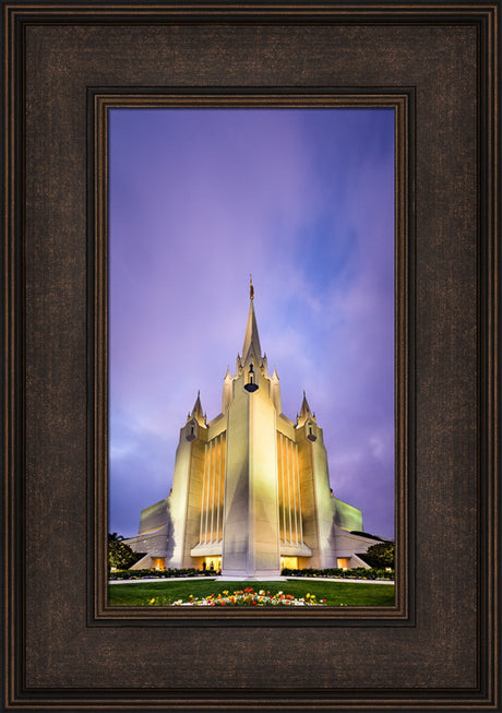 San Diego Temple - Twilight Vertical
