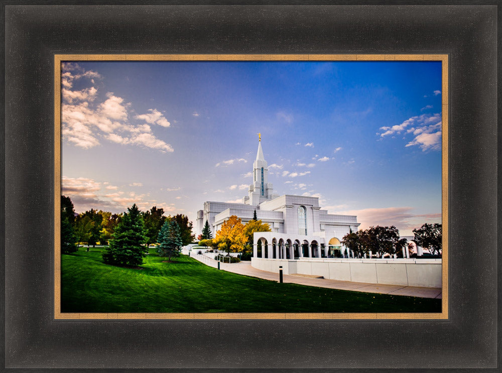Bountiful Temple - Early Fall by Scott Jarvie