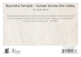 Bountiful Temple - Sunset Across the Valley