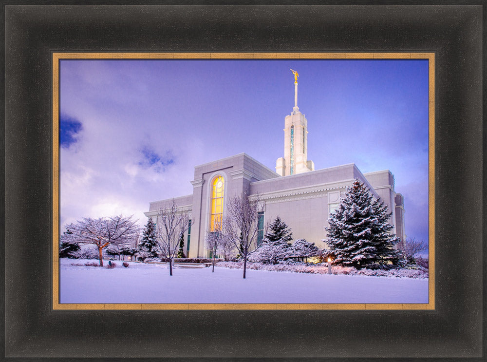 Mt Timpanogos Temple - After a Snowstorm by Scott Jarvie