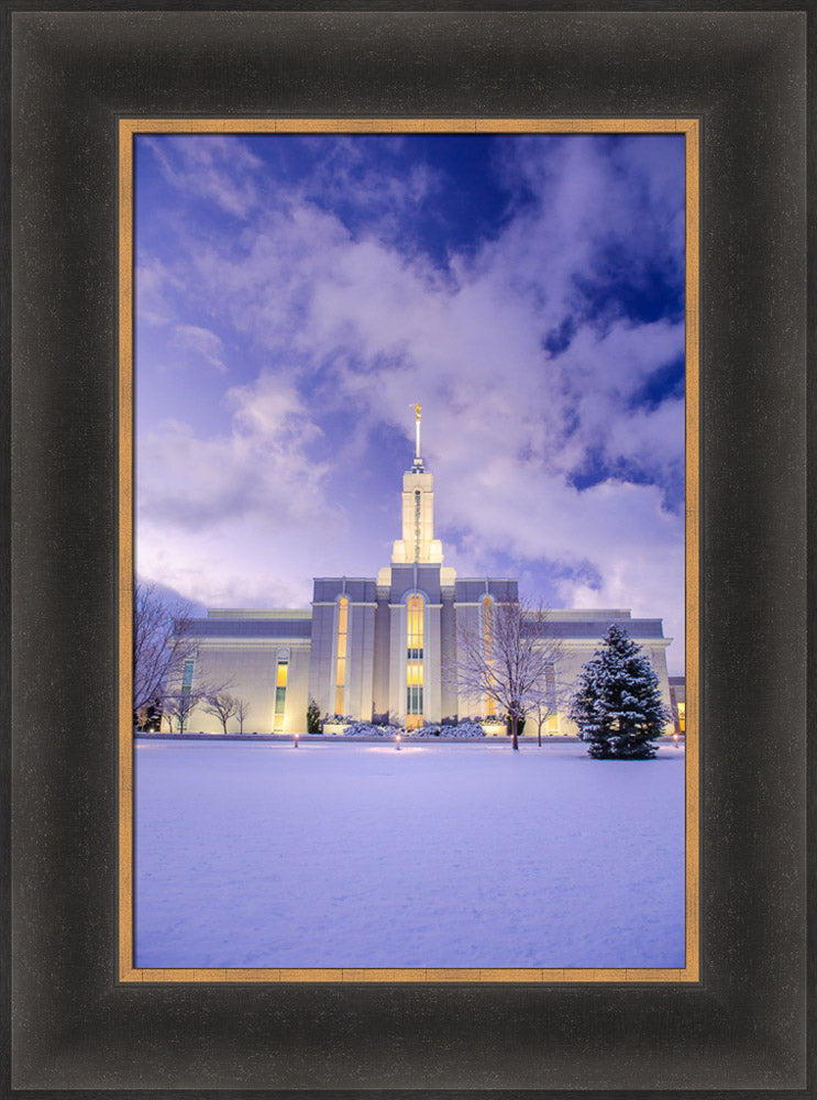 Mt Timpanogos Temple - Morning Snow by Scott Jarvie