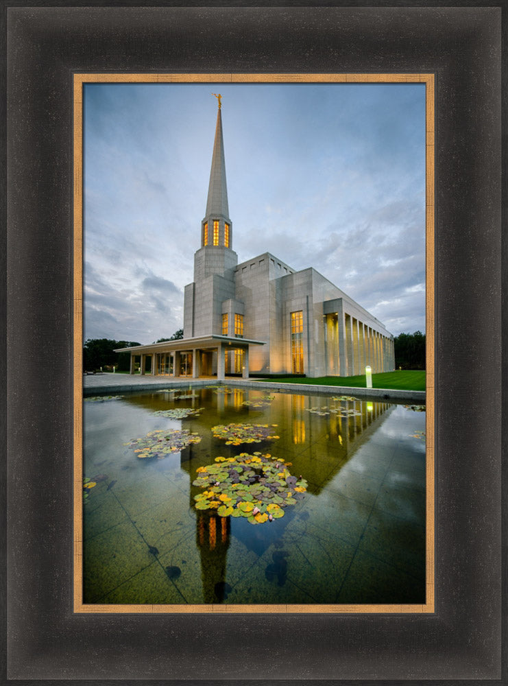 Preston Temple - Morning Reflection by Scott Jarvie